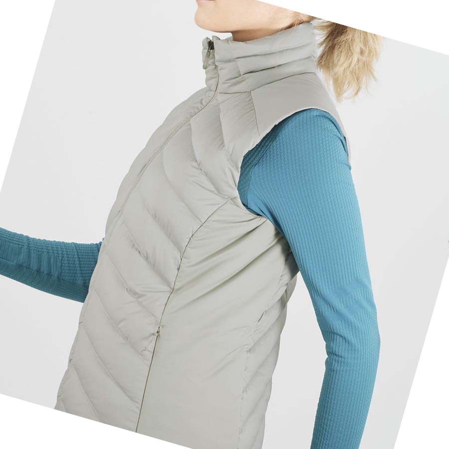 Chaquetas De Esquí Salomon ESSENTIAL XWARM DOWN Mujer Plateados | MX 2422WNB